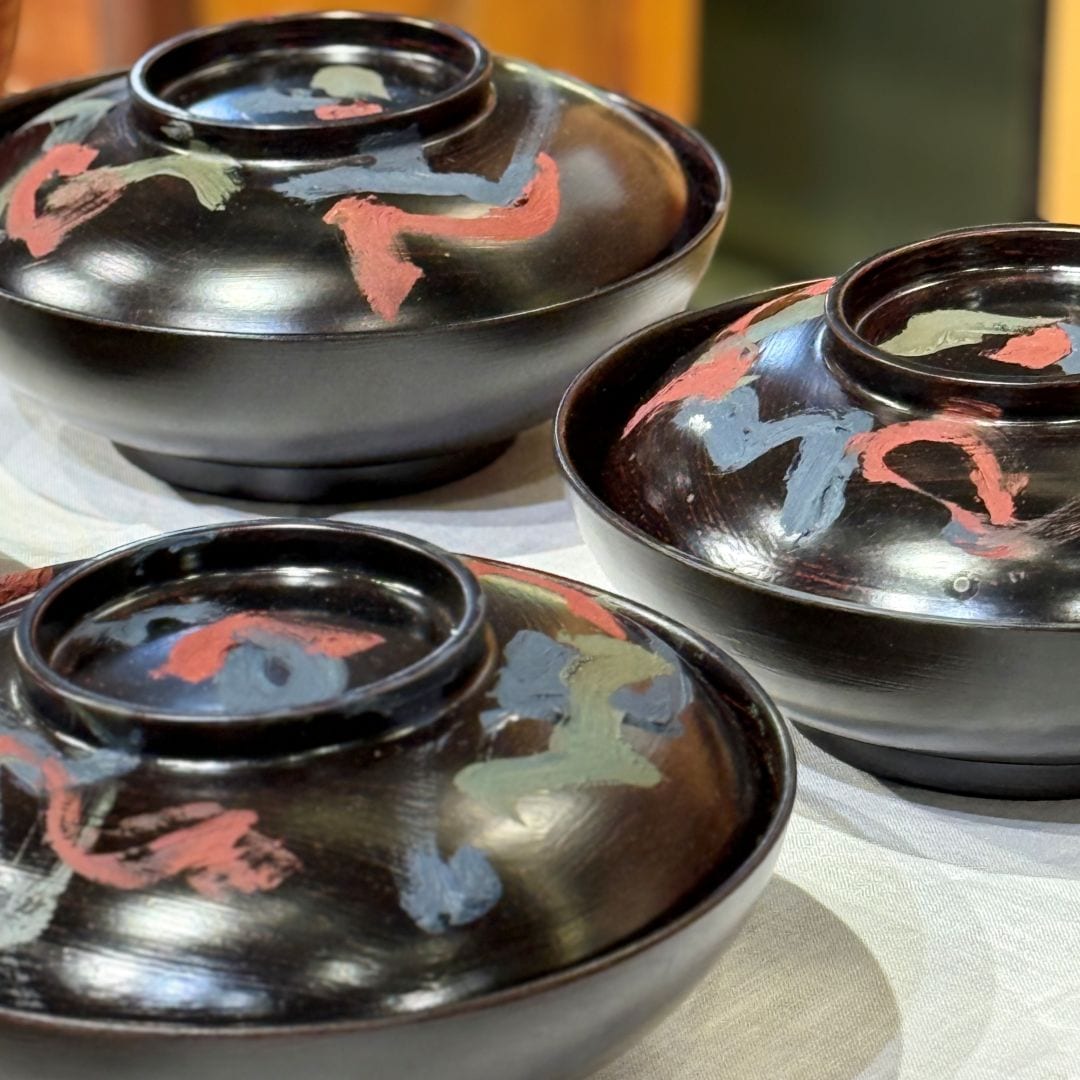 銀座】山岸 厚夫 漆器展 〜日常使いの漆器と漆絵〜 開催中 | 4F